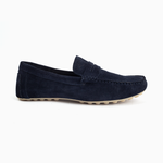 Robinson Signature Suede Moccasin-Navy