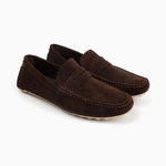Robinson Signature Suede Moccasin-Coffe