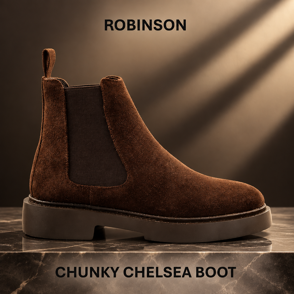 CHUNKY CHELSEA BOOT-509-TOBACCO
