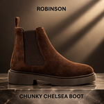 CHUNKY CHELSEA BOOT-509-TOBACCO