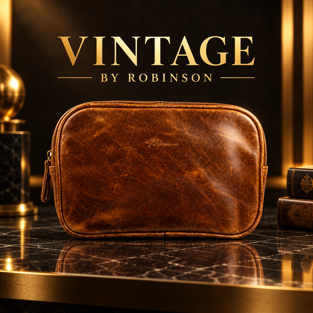 ROBINSON VINTAGE- PREMIUM CAMEL LEATHER