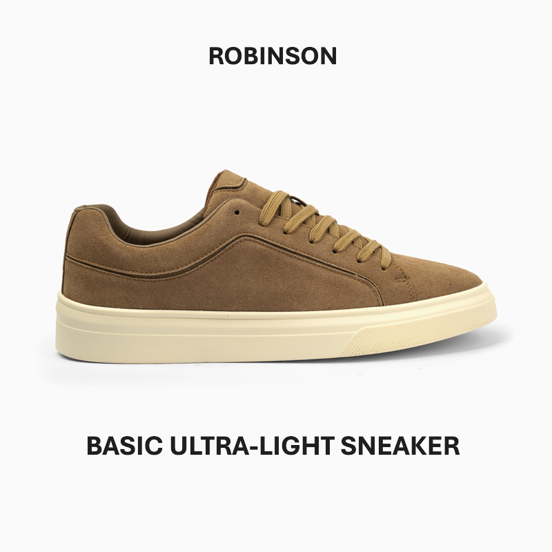 Basic Ultra-light Sneaker-Beige Suede