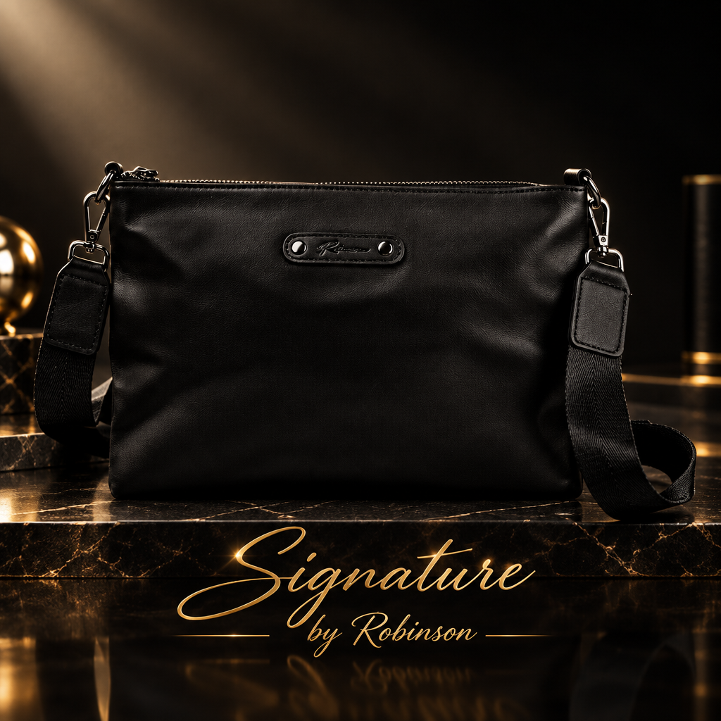 ROBINSON SIGNATURE - PREMIUM LEATHER BLACK