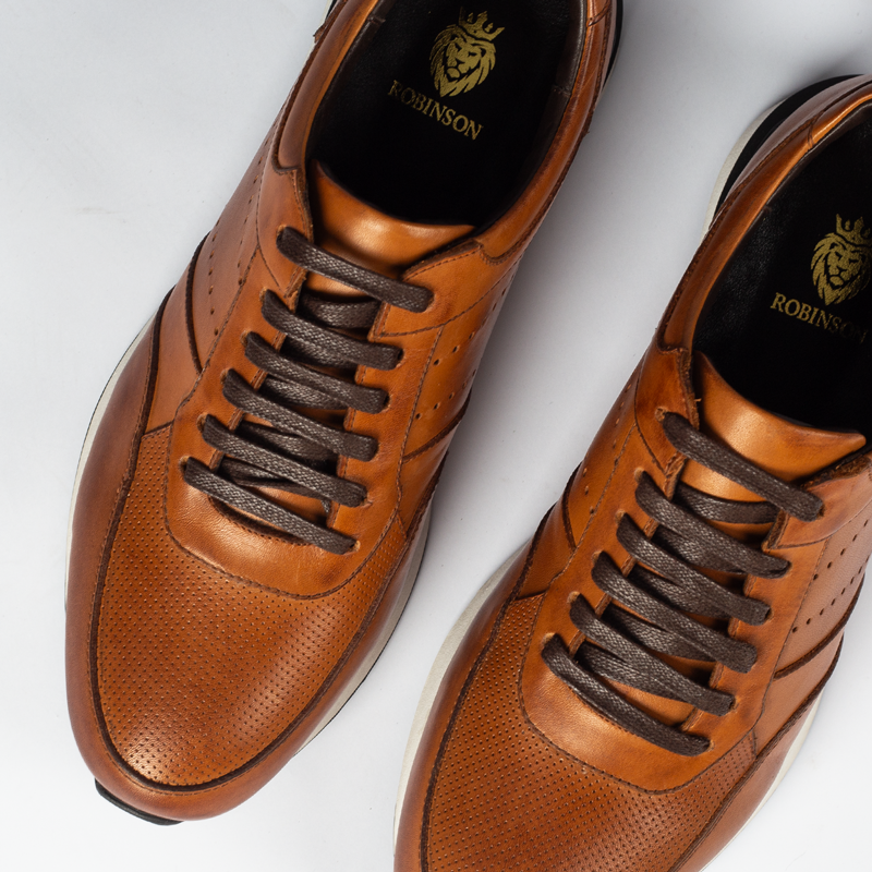 Genuine Leather sneaker 502-H