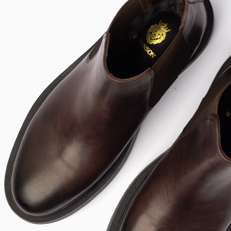 Leather Chelsea with Chunky Sole-509-C