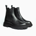 LEATHER CHELSEA BOOT WITH CHUNKY SOLE-CB