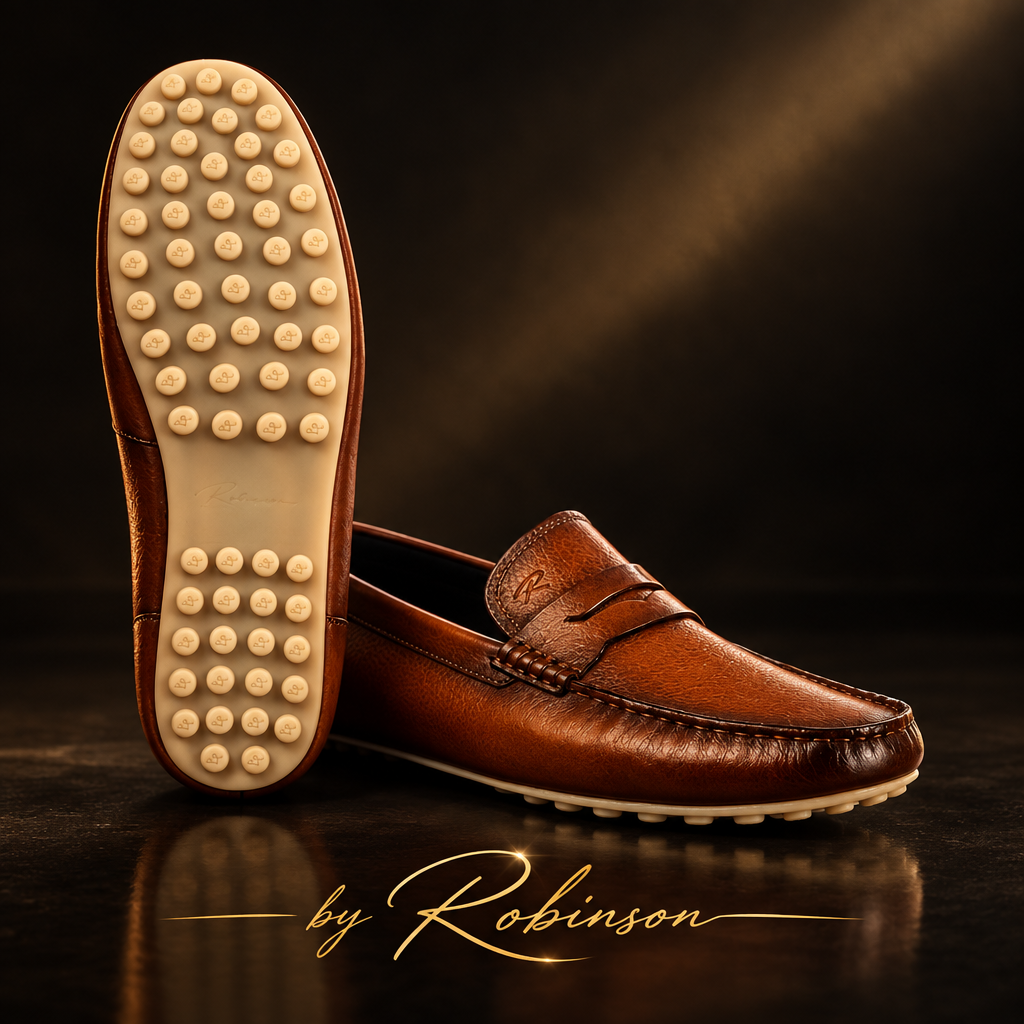 Robinson Signature Leather Moccasin-Havan