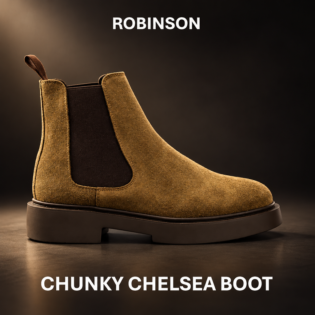 CHUNKY CHELSEA BOOT-509-Camel