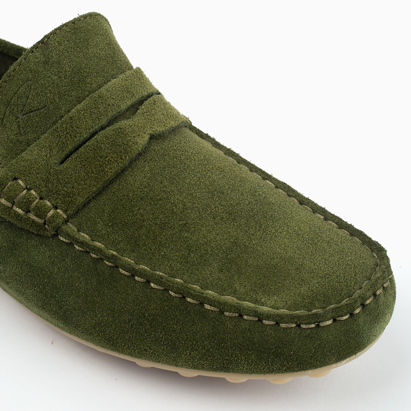 Robinson Signature Suede Moccasin-Green