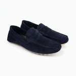 Robinson Signature Suede Moccasin-Navy