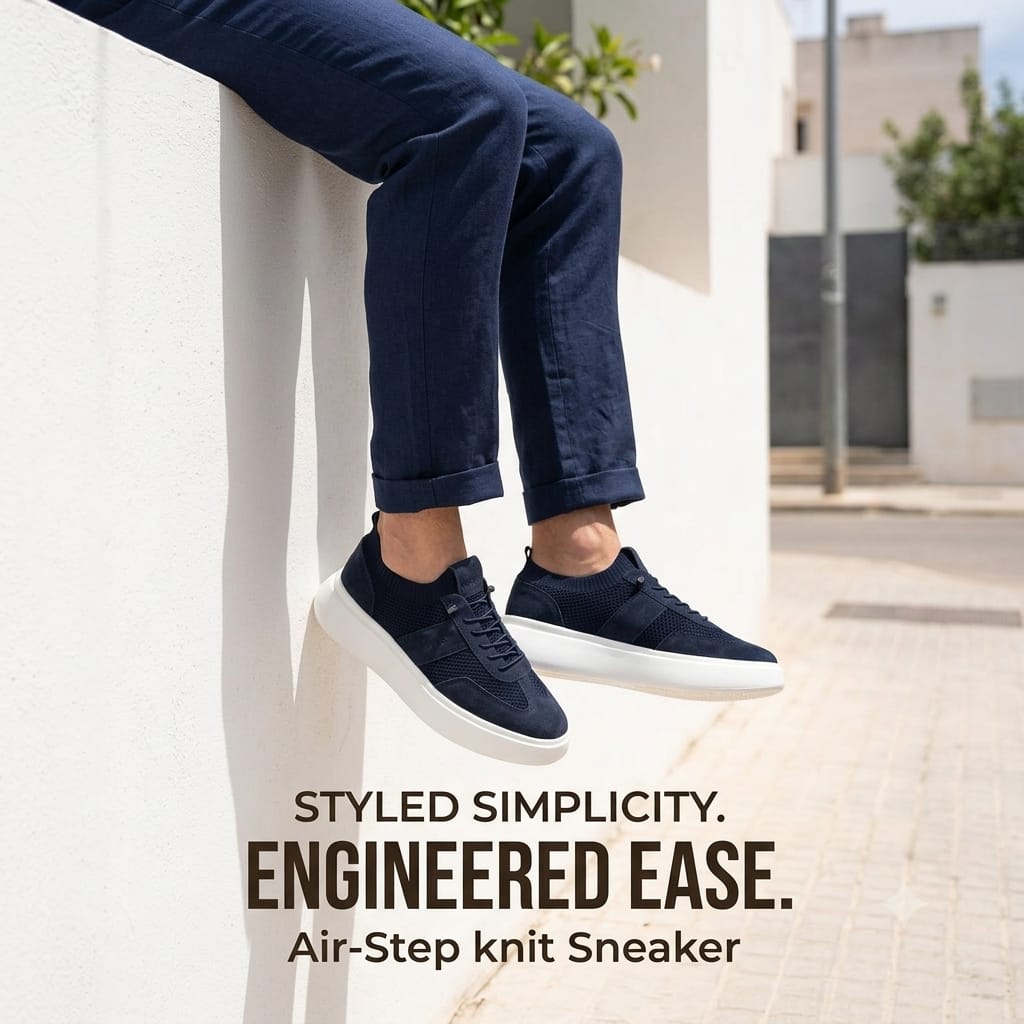 AIR-STEP KNIT SNEAKER EDITION 888/NAVY