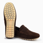 Robinson Signature Suede Moccasin-Coffe