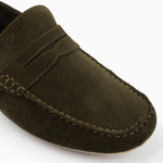 Robinson Signature Suede Moccasin-Olive
