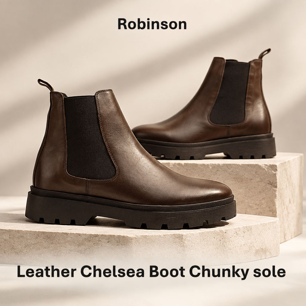 Leather Chelsea with Chunky Sole-1060-C
