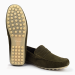 Robinson Signature Suede Moccasin-Olive