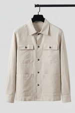 Natural Beige Linen Set -Shirt & Pants | Robinson