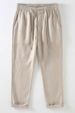 Natural Beige Linen Set -Shirt & Pants | Robinson