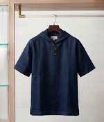 Robinson Relaxed Fit Denim Hooded T-Shirt.