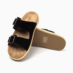 Robinson Milano Double Buckle Suede-B