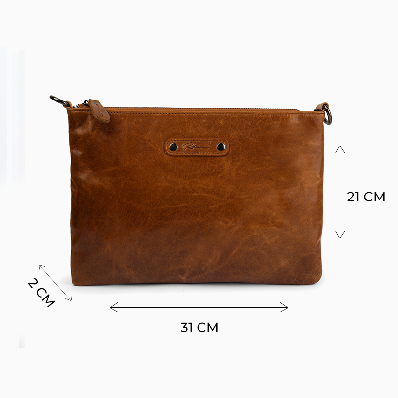 ROBINSON SIGNATURE - PREMIUM LEATHER CAMEL