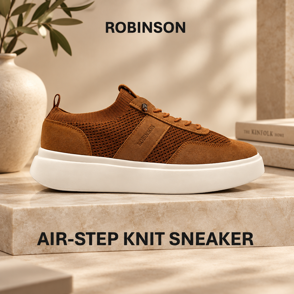 AIR-STEP KNIT SNEAKER EDITION 888/TAN