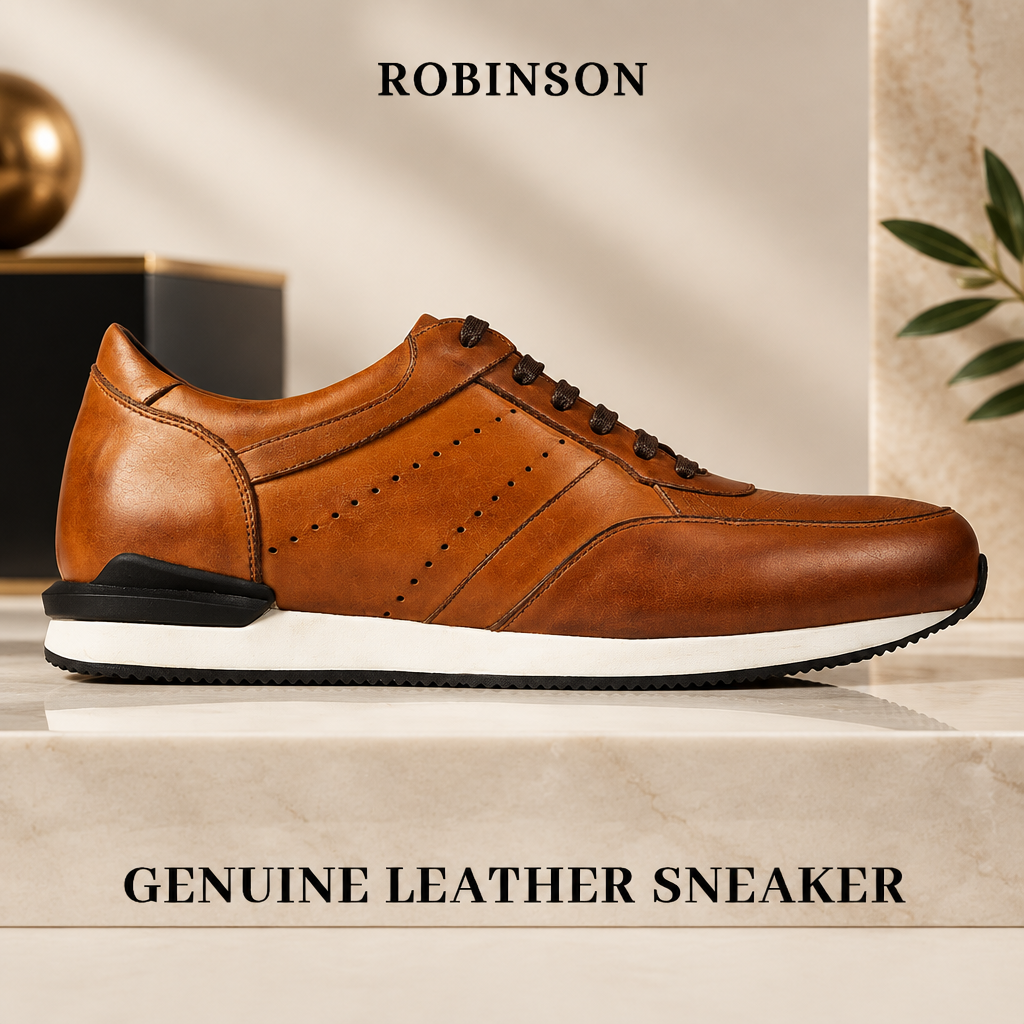 Genuine Leather sneaker 502-H