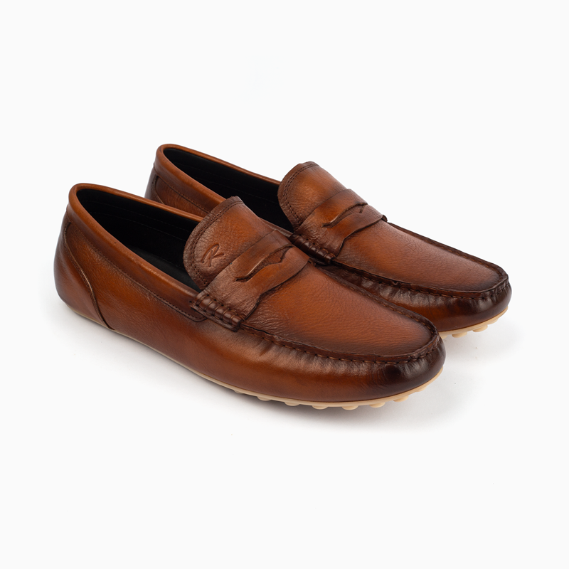 Robinson Signature Leather Moccasin-Havan