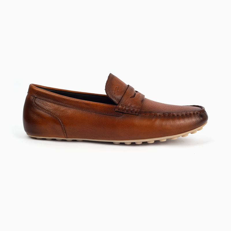 Robinson Signature Leather Moccasin-Havan