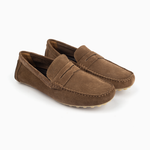 Robinson Signature Suede Moccasin-Camel