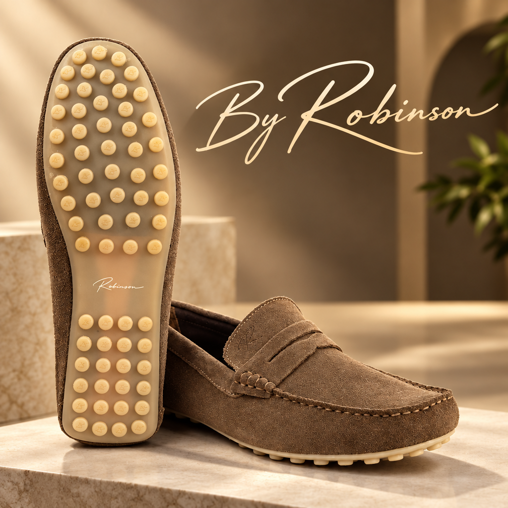 Robinson Signature Suede Moccasin-khaki
