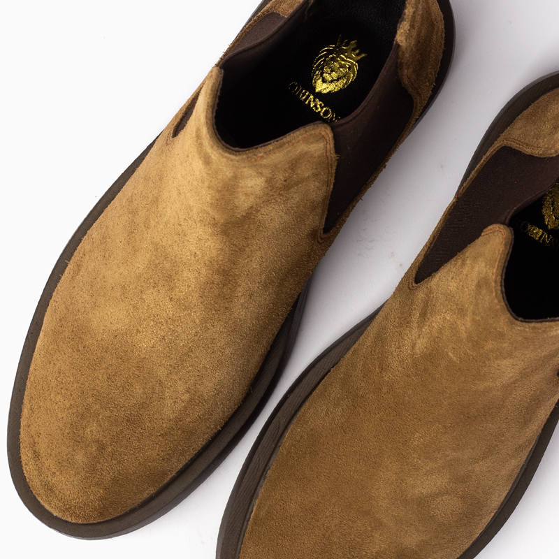 CHUNKY CHELSEA BOOT-509-Camel