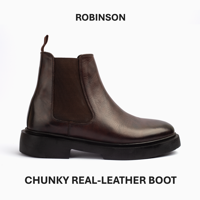 Leather Chelsea with Chunky Sole-509-C