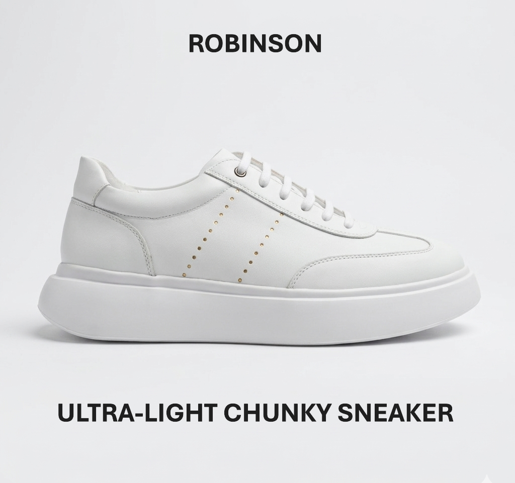 Ultra-Light Chunky Sneaker 8832-White