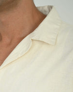Relaxed Fit Linen Set - White