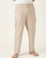 Premium Linen Blend Relaxed Pants – Natural Beige