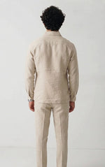 Natural Beige Linen Set -Shirt & Pants | Robinson