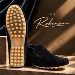 Robinson Signature Suede Moccasin-Black